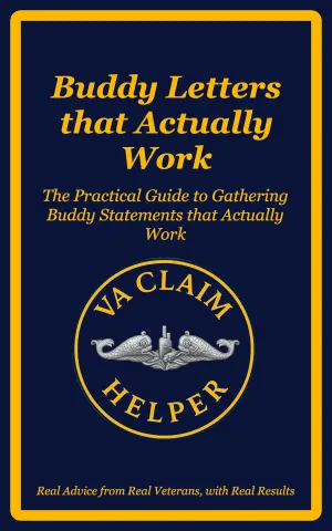 Buddy Letters That Actually Work - VA Claims Field Manual book cover